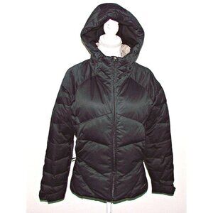 Womens Columbia Thermal Comfort Omni Heat Hooded Puffer Jacket Sz S Flaw Save Me